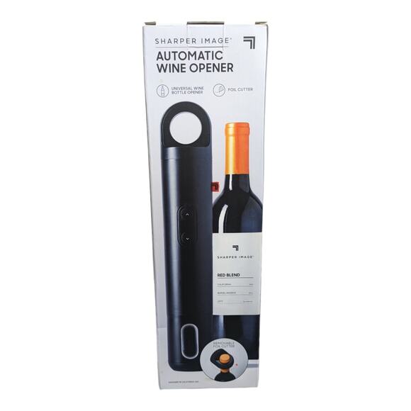 Sharper Image Automatic Universal Wine Bottle Opener, with Foil Cutter Brand New - Picture 1 of 5